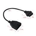 Vgeby 12 Pin To 16 Obd2 Diagnostics Adapter Cable Connector For Gm Vehicle