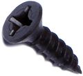 Phillips Flat Twinfast Wood Screws Black Phosphate 10 X 3 4 In Pack Of 100 Durable Indoor Fasteners For Cabinets And Home 