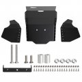 Topteng Motorcycle Engine Guard Skid Plate Belly Pan Protection Aluminium Black Fits For Honda Crf300l 2021-2022 Crf300 Rally