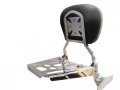Sissy Bar Contoured Backrest Luggage Rack For 98-03 Honda Shadow Aero Vt750