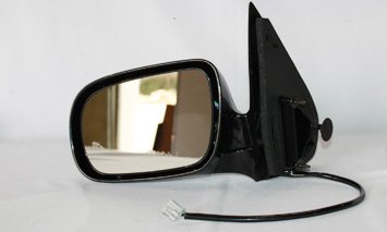 Door Mirror Left Side For 1997 To 2007 Chevrolet Venture Driver Lh Black Convex Glass Replacement Model