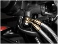 Front Brake Line Kit 2 For Suzuki Gsxr600 2004 To 2007 Fk003d419-2 Stainless Steel Clear Lines 