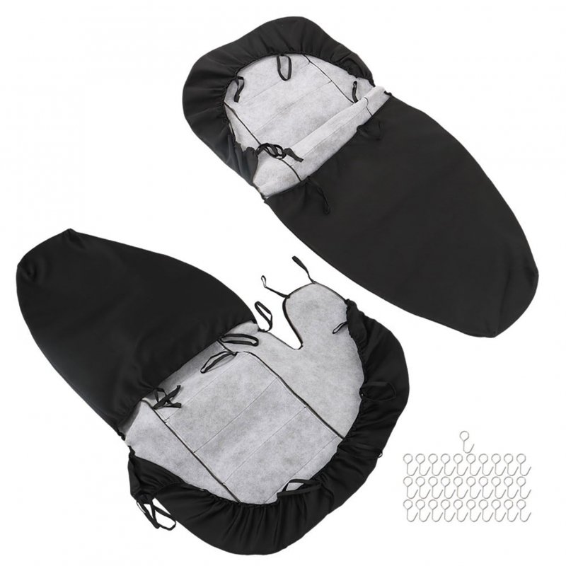 Front High Back Seat Covers For 1998 1999 2000 2001 2002 2003 Ranger Black And Dark Gray 60 40 Splicing Custom Fit Cotton Blend