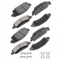 Aintier Automotive Replacement Brake Pads Front Rear Fit For Cadillac Escalade 2015-2019 For Esv 2015-2018 Chevrolet Silverado