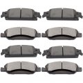 Aintier Automotive Replacement Brake Pads Front Rear Fit For Cadillac Escalade 2015-2019 For Esv 2015-2018 Chevrolet Silverado