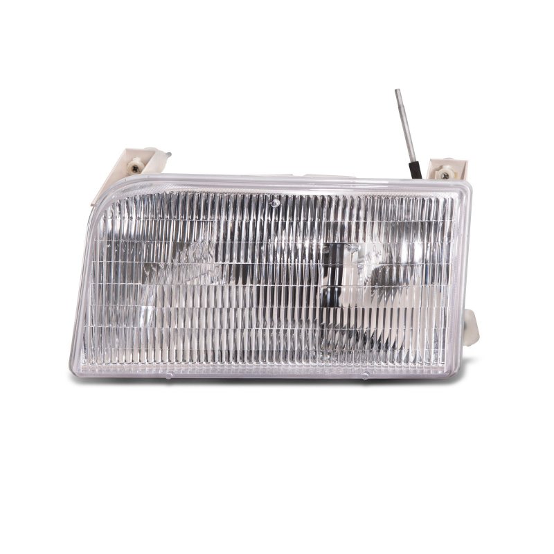 Headlightsdepot Halogen Headlight For Ford Bronco F-150 F-250 F-350 Includes Left Driver Side Headlamp