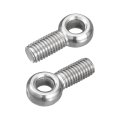 4pcs M10 X 30mm Lifting Eye Bolts 304 Stainless Steel Machinery Shoulder Swing Bolt Ring Eyebolt For Pipeline Gate Valves 