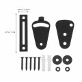 2 Sets Sliding Door Lock Barns Wardrobe Interior Privacy Hardware Door Locks Bolts Safety Packlock Clasp Doorlock Carbon Steel