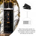 2 Sets Sliding Door Lock Barns Wardrobe Interior Privacy Hardware Door Locks Bolts Safety Packlock Clasp Doorlock Carbon Steel