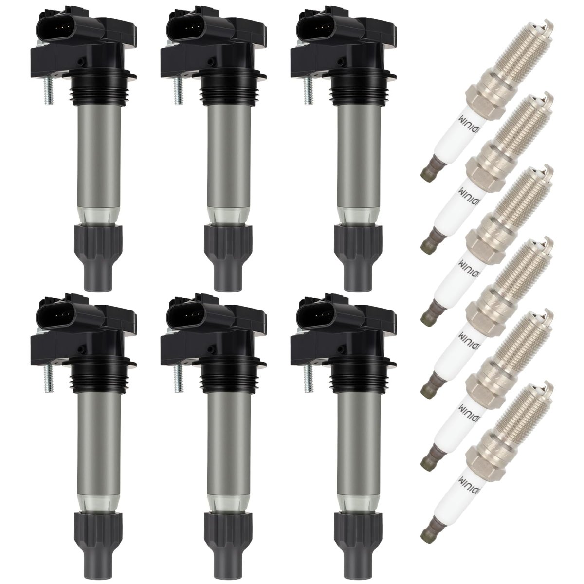 Uf569 Ignition Coils And Iridium Spark Plugs Set For Chevrolet Equinox 3 0l V6 Buick Enclave Lacrosse Cadillac Cts Srx Sts Gmc