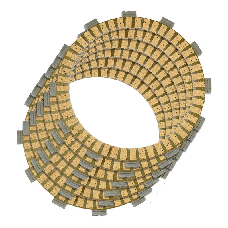 Clutch Friction Plates For Yamaha Xv535 Virago 500 1987 1988 And 535 1993 2000 6 Set