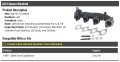 Left Driver Side Exhaust Manifold With Gasket Compatible 1999-2004 Ford Expedition 5 4l V8