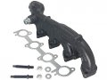 Left Driver Side Exhaust Manifold With Gasket Compatible 1999-2004 Ford Expedition 5 4l V8