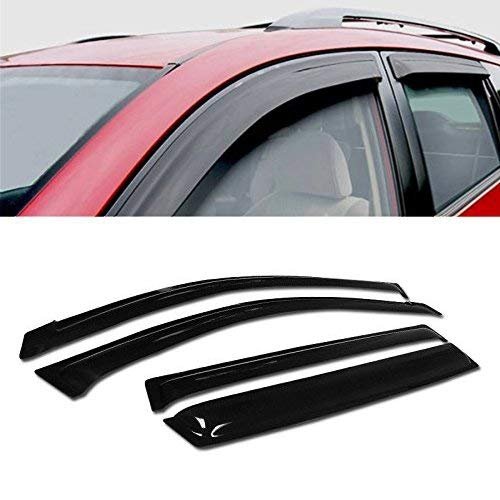 R L Racing Smoke Window Visors Sun Rain Wind Guard Deflector For 2006-2010 Toyota Rav4 Suv 4pc