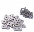 Pack Of 40 Figure 8 Table Top Fasteners With Screws Heavy Duty 12 Gauge Steel Connector Desk Clip