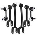 6-piece Fit For Chrysler 200 Dodge Avenger Rear Lower Forward Control Arm Sway Bar End Link Upper 
