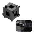 Brake Caliper Compression Tool With 3 8 In Square Drive 6 Sided Piston For Discs Steel Rear Brake Reset Black