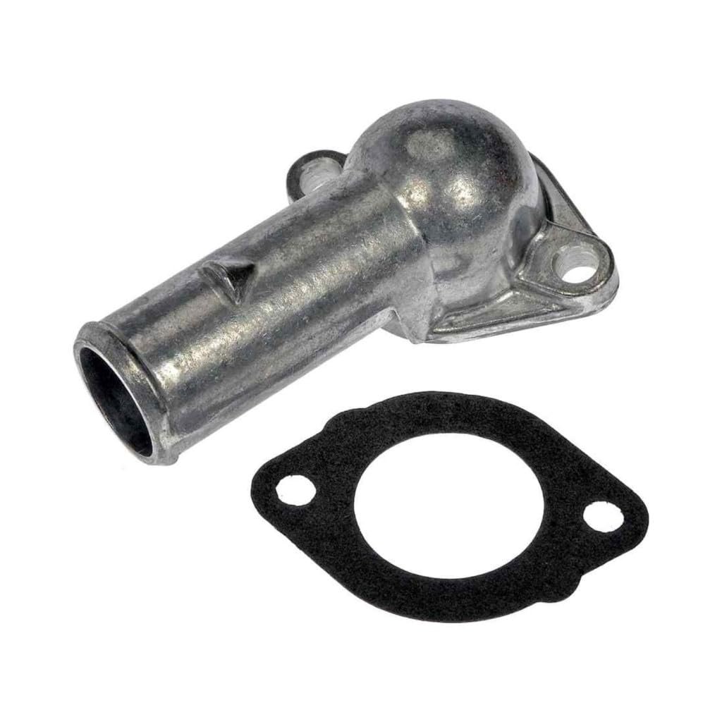 Engine Coolant Thermostat Housing For Gmc K2500 K3500 K1500 G3500 Yukon 1996 Metal Natural Finish 180 Degrees Neck Angle 1 25