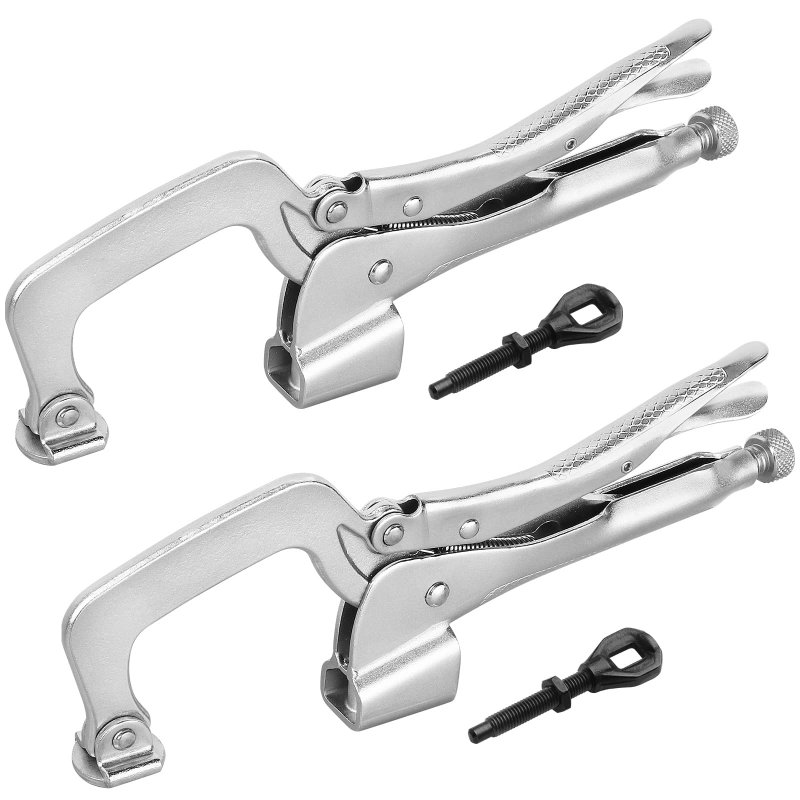 Maxpower Bench Clamp 11-inch Welding Table Mount Locking C-clamps Pack Of 2