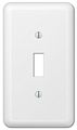 Amertac 935tw 1 Toggle Colours White Steel Wallplate 