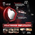 Mzs Aluminum Utv Center Rear View Mirror Maverick Trail Rrarview Adjustable Black For 2018-2023 And Sport 2021-2023 Commander