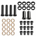 Caltric Rear Suspension Bushings Kit Compatible With Polaris Xplorer 500 4x4 1997