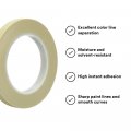 3m Talc Scotch 218 Fine Line Premium Masking Tape Sand 2 In X 60 Yd A High Performance Polypropylene 1 Pack