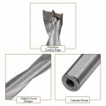 Uxcell Brad Point Drill Bits For Wood 10mm X 100mm Right Turning Carbide Woodworking Carpentry Drilling Tool