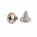Uxcell M5x10mm Thread 316 Stainless Steel Truss Phillips Head Self Tapping Screw 10pcs