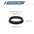 1pcs Rubber Grommets 95mm Drill Hole 83mm Id Top Hat Grommet Black Silicone Plug Gasket For Wiring Automotive