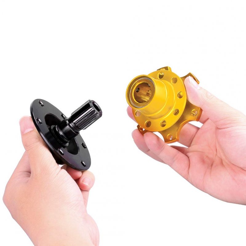 Golden Universal Car Steering Wheel Hub Adapter Quick Release Racing Off Boss