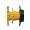 Golden Universal Car Steering Wheel Hub Adapter Quick Release Racing Off Boss