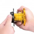 Golden Universal Car Steering Wheel Hub Adapter Quick Release Racing Off Boss