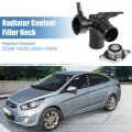 Uxcell 25329-1r200 25330-1r000 Engine Radiator Filler Neck With Fully Sealed Cap For Hyundai Accent Veloster 1 6l L4 2012-2017