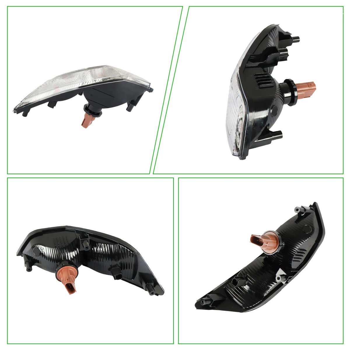 1 Pcs Turn Signal Light Lamp Replacement For Mustang 2015-2017 Oe Right Side With Bulb