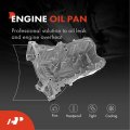 A-premium Engine Oil Pan Sump With Drain Plug Compatible Honda Fit 2009 2010 2011 2012 2013 1 5l Automatic Transmission