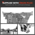 A-premium Engine Oil Pan Sump With Drain Plug Compatible Honda Fit 2009 2010 2011 2012 2013 1 5l Automatic Transmission