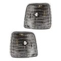 Front Side Marker Light Pair For Ford Bronco 1992 1993 1994 1995 1996 Driver And Passenger Clear Halogen Replaces Fo2550110 
