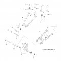 Polaris Atv Control Arm Weld Rear Lower Right Medium Gloss Black Genuine Oem Part 1017257-067 Qty 1