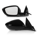 Mirrors Power Pair For Honda Accord Sedan 2018-2022 3-pin Manual Folding Glossy Black 