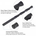 Uxcell Metric Tap And Drill Bit Set M8 X 1 Thread 7mm Black Oxide Twist Straight Flute Tapping Threading Repair Tool Kit