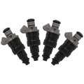 Fuel Injector 4pcs 1 Holes Replacement Injectors Engine Part Fit For 96-98 Dodge B1500 B2500 B3500 96-02 Dakota 96-99 Ram 2500