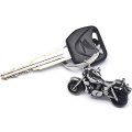 Krator New 3d Motorcycle Cruiser Bike Keychain Key Ring Chain Motor Keyring Gray Metal Kapscomoto