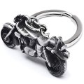 Krator New 3d Motorcycle Cruiser Bike Keychain Key Ring Chain Motor Keyring Gray Metal Kapscomoto