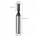 Uxcell 5mm Dia 8mm Shank Bottom Cleaning Router Bit 2 Flutes Carbide Tipped Cutter Uncoated For Woodworking