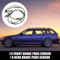 X Autohaux Pair T4a3467 Front T4a3216 Rear Brake Pad Electronic Wear Sensor For Jaguar F-pace 2017-2020