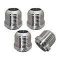 An12 Weld On Bung Stainless Steel Male Flare Weldable Fuel Tank Fitting Jic-12 An 1-1 16-12 Thread Hose Adapter Connector 4 