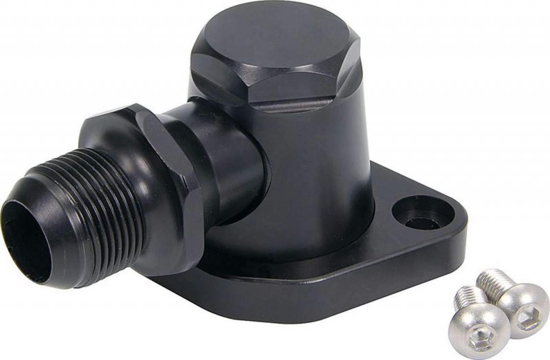 All30372 Water Neck 16an Anodized Black Automotive Engine Pump Fitting