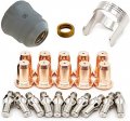 Rx Weld 23pcs Plasma Cutting Torch Ipt-60 Pt-60 Ipt-40 Pt40 Tip 0 039 1 0mm Electrode Shield Cap Stand Off 