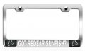 Got Redear Sunfish Fishing Chrome Metal License Plate Frame Heavy Duty Stainless Steel Tag Holder For Us And Canada Vehicles 12 